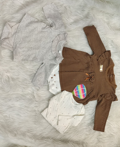 پیراهن زیر دکمه نوزادی