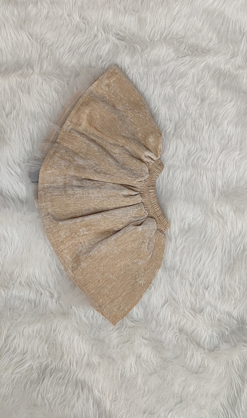 دامن اورجینال مخملی بچگانه