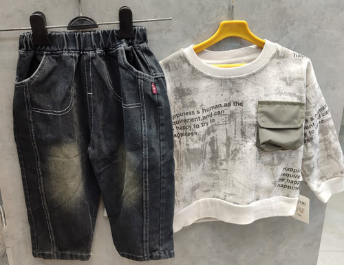 ست دورس وشلوار بچگانه پسرانه