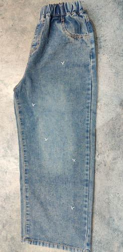 شلوار لی نگینی بچگانه دخترانه