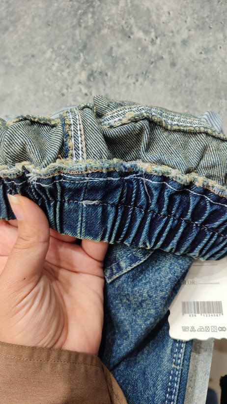 دوخت کمر شلوار لی بچگانه