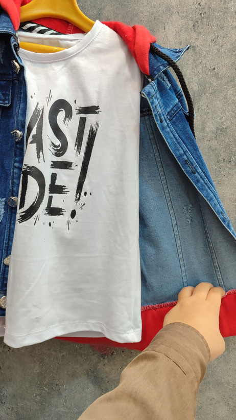 دوخت داخلی کت جین بچگانه