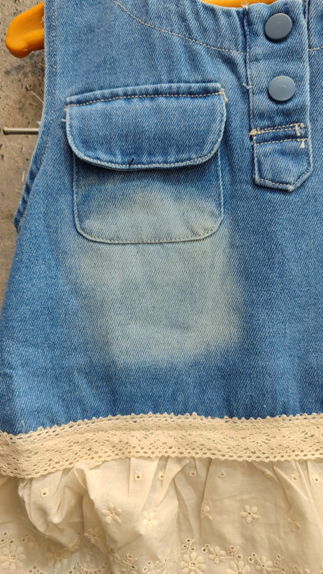 نمای نزدیک از رنگو بافت ست بچگانه