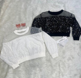 خرید و قیمت شومیز پولک دوزی شده بچگانه