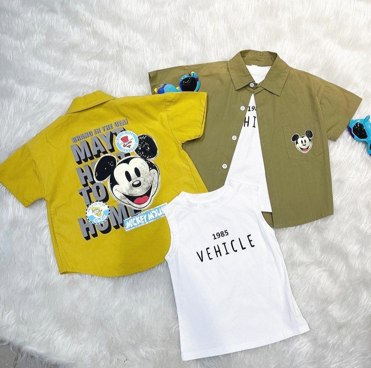 ست تیشرت پیراهن بچگانه