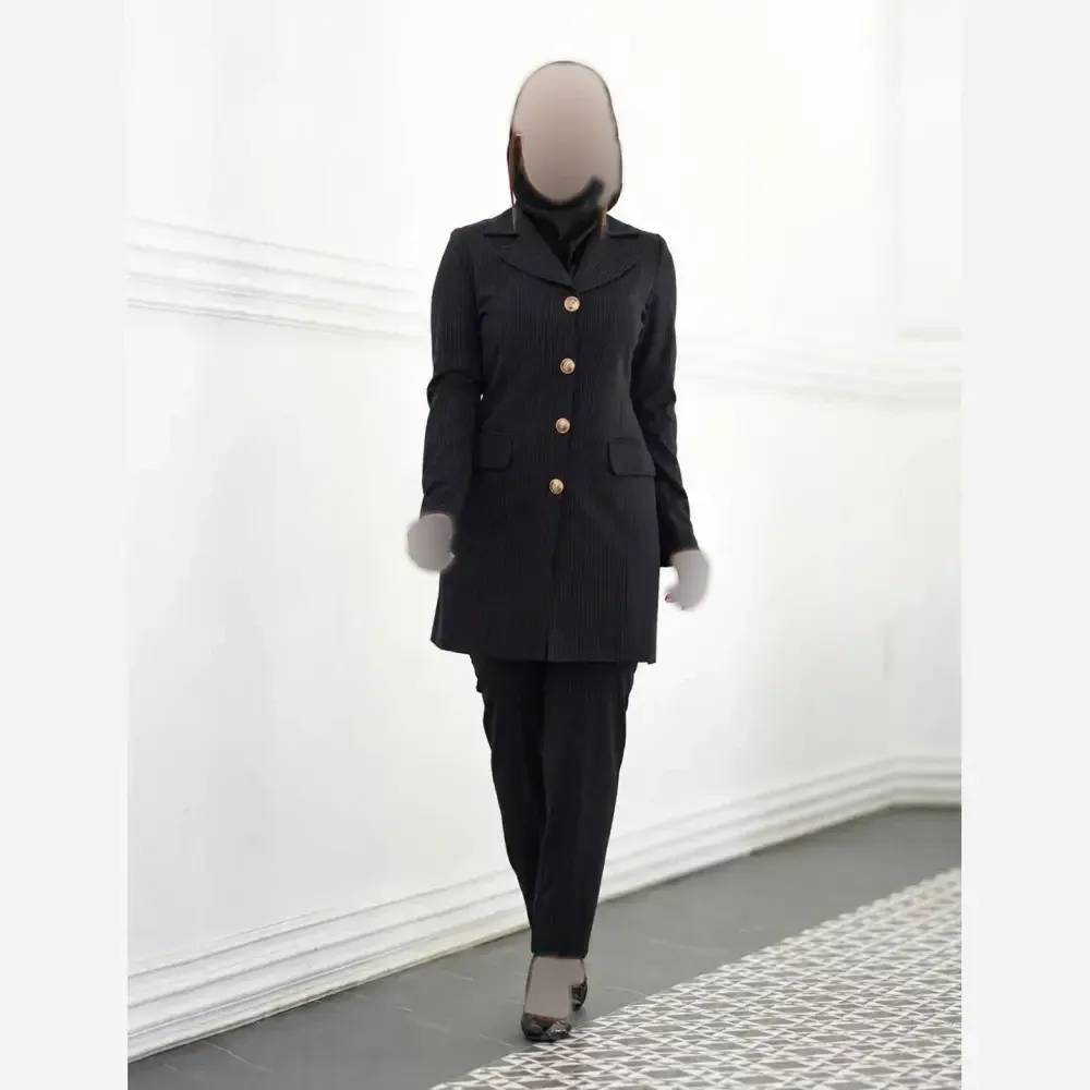 مانتو شلوار اداری دیپلمات پرشیا درجه یک مدل دلارام