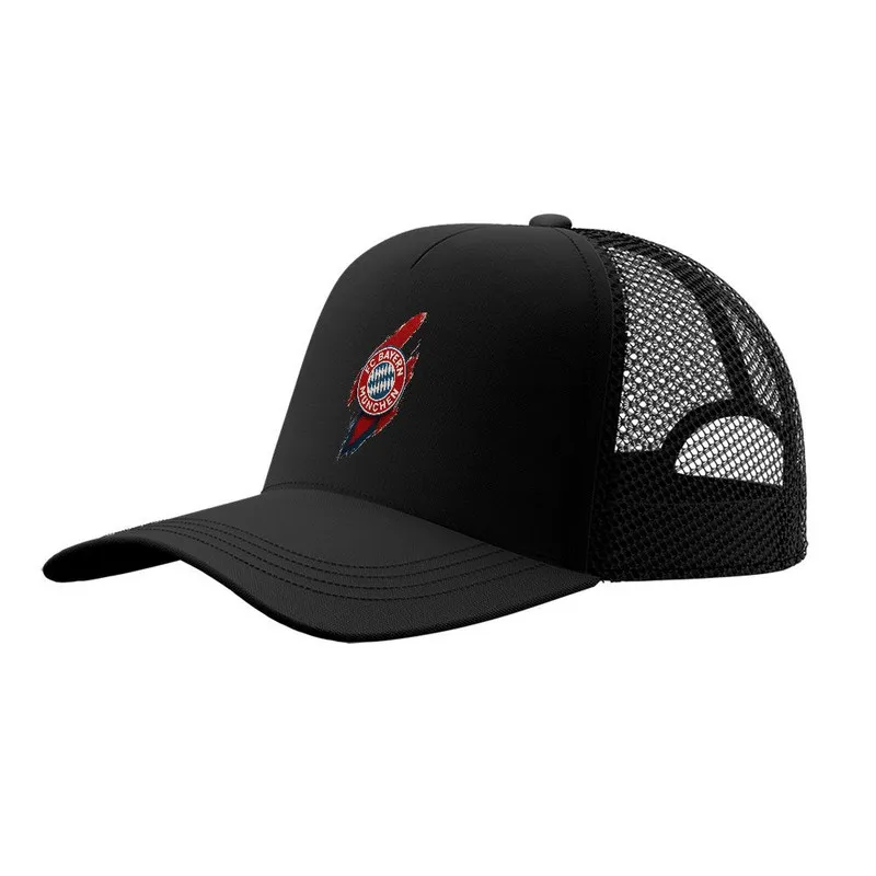 کلاه کپ پاد آفرین مدل فوتبالی بایرن مونیخ طرح تیم ورزشی قابل تنظیم کتان